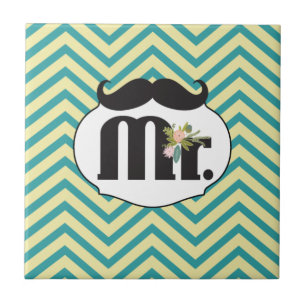 Chalkboard Sr. Yellow e Green Zigzag Chevron
