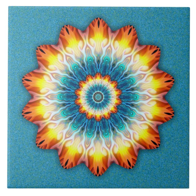 Chama alaranjada (Frente)