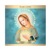 Chama Quadrada de Icon Metal Wall Art