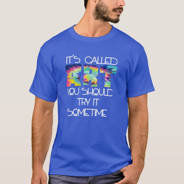 Chama-se Arte Engraçada Humor Artístico Camisa (Frente)