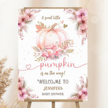 Chamada de Bebê Menina Rosa Boho Pequena Abóbora