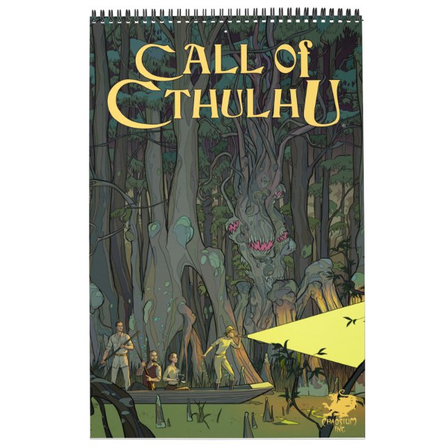 Chamada de Calendário Cthulhu (Capa)
