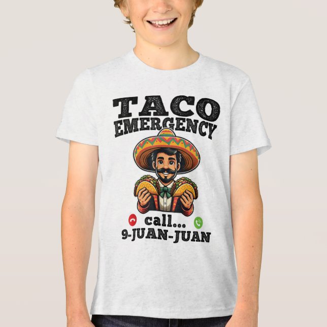 Chamada De Emergência De Taco Engraçado 9 Juan Par (Frente)