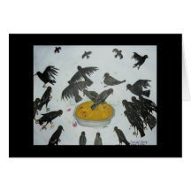 Chamando o cartão do corvo