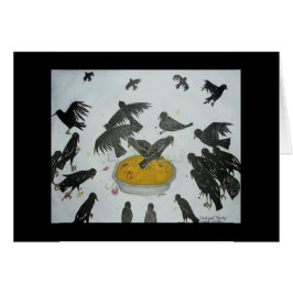 Chamando o cartão do corvo