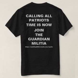 Chamando todos os patriotas de camiseta