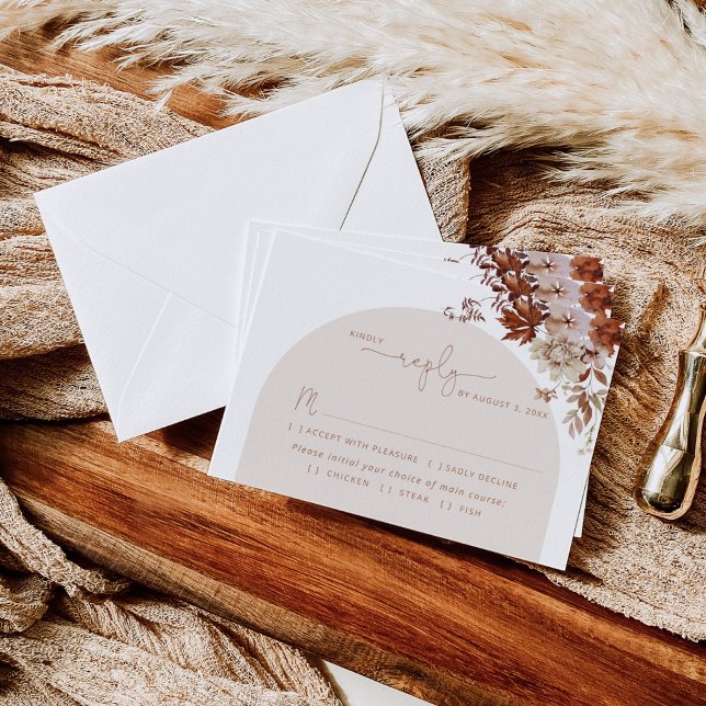 Chamar cartão RSVP de casamento de escolha de refe (Criador carregado)