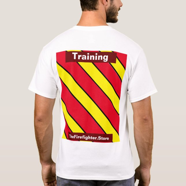 Chamas de treinamento Camisas Vermelhas/Amarelas (Verso)