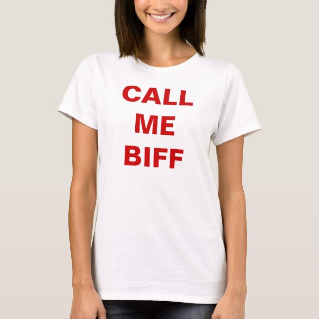 CHAME-ME BIFF, camisa da boneca do kiddle do (Frente)