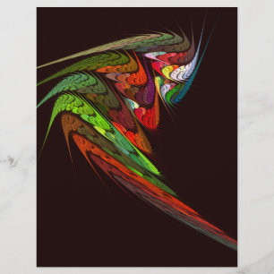 Chameleon Abstrato Art Flyer