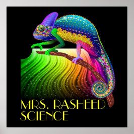 Chameleon / Poster de Professora de Ciências