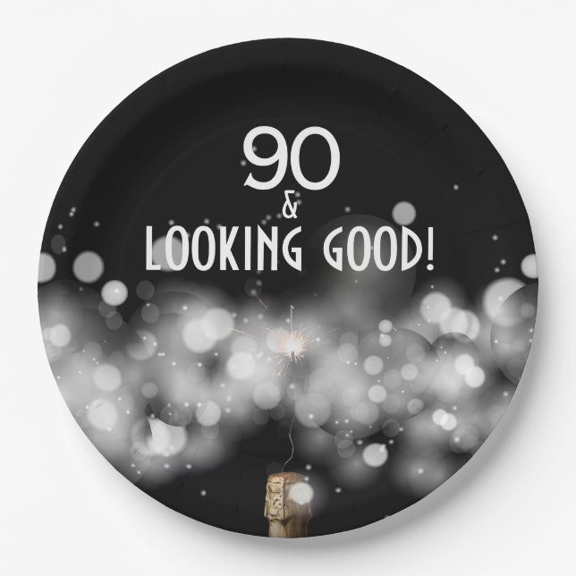 Champagne e Sparkler 90 e boas pratos (Frente)