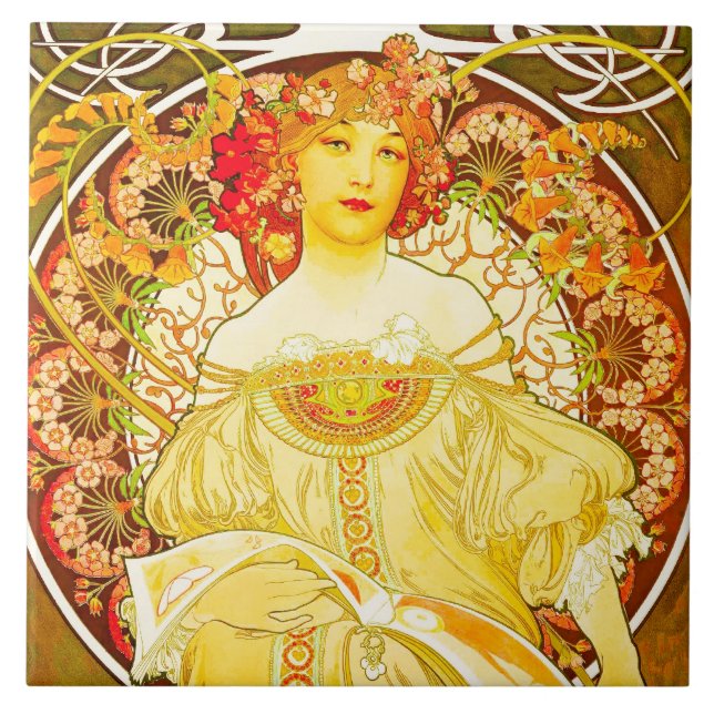 Champagne - grande azulejo (Frente)