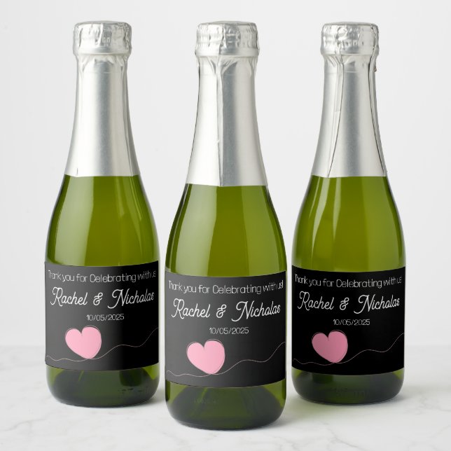 Champagne mini bottles favors personalized (Garrafas)