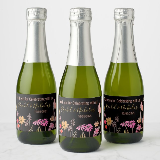 Champagne mini bottles favors personalized (Garrafas)