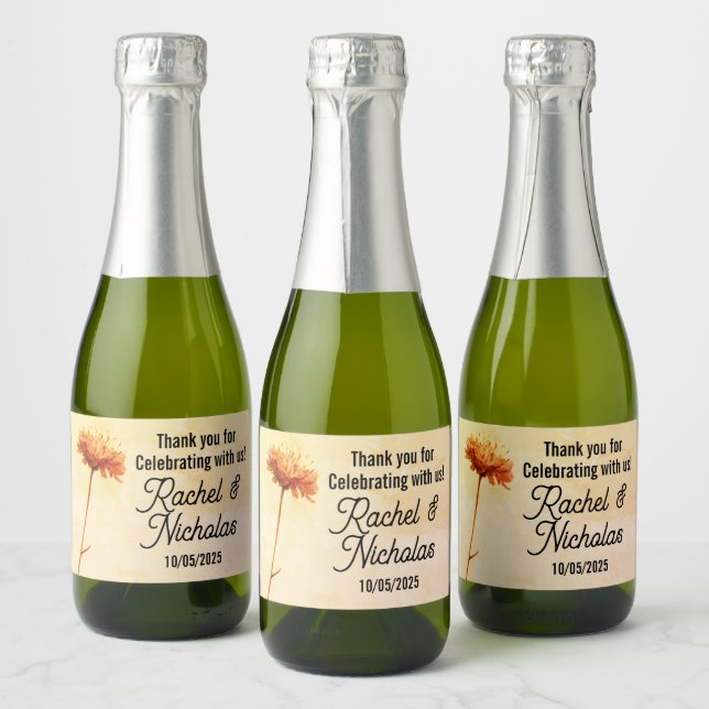Champagne mini bottles favors personalized (Garrafas)
