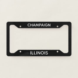 Champaign Illinois Black 