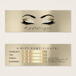Champaigne da Lash do Certificado de Pequeno Prese