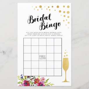 Champanhe de Casamento do Jogo do Bingo dos Jogos