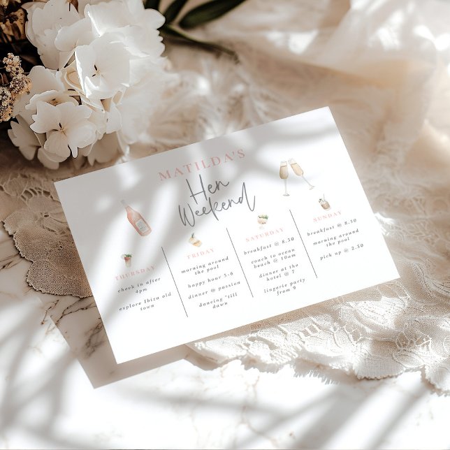 Champanhe de coquetel de aquarela no fim de semana (Criador carregado)