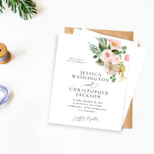 Champanhe de Orçamento e Casamento Floral Rosa