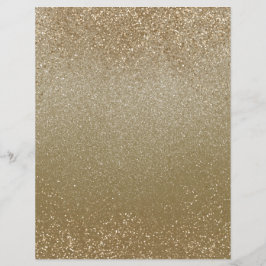 Champanhe Dourado Shimmer - Papel Scrapbook de Poe
