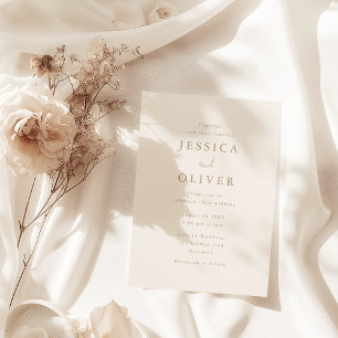 Champanhe Elegante e Convite para Casamento de Tex