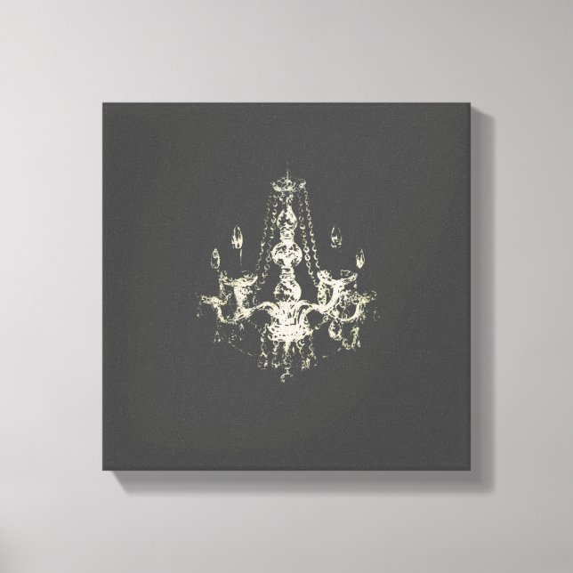 Chandelier Elegance - Canvas (Frente)