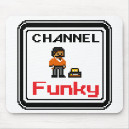 Channel Funky Pixel Art Mousepad