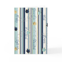 Chanucá - Cartões de Saudação Sonhos em Stripes