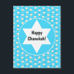 Chanukah Jelly Doughnut Juewish Stars Snowflakes<br><div class="desc">Esta fita faz uma bela adição ao seu presente Chanukah. Ou use-o com papel de cor sólida como contraste. Sacos de presentes,  caixas de favor e papel de embalagem disponíveis.</div>