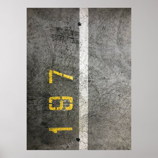 chão de cinza de betão com impressão de 197 (Frente)