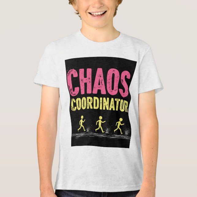 Chaos Coordinator Tri-Blend Shirt (Frente)