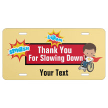 Chapa de licença de alumínio