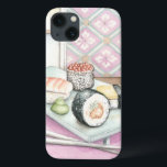 Chapa de Sushi com Chopsticks<br><div class="desc">Megan Meagher pintou este prato delicioso de sushi sorvido,  completo com um par de pauzinhos para ajudá-lo a curtir a refeição. Você pode quase sentir este maravilhoso lanche! Comprar seu impressão hoje!</div>