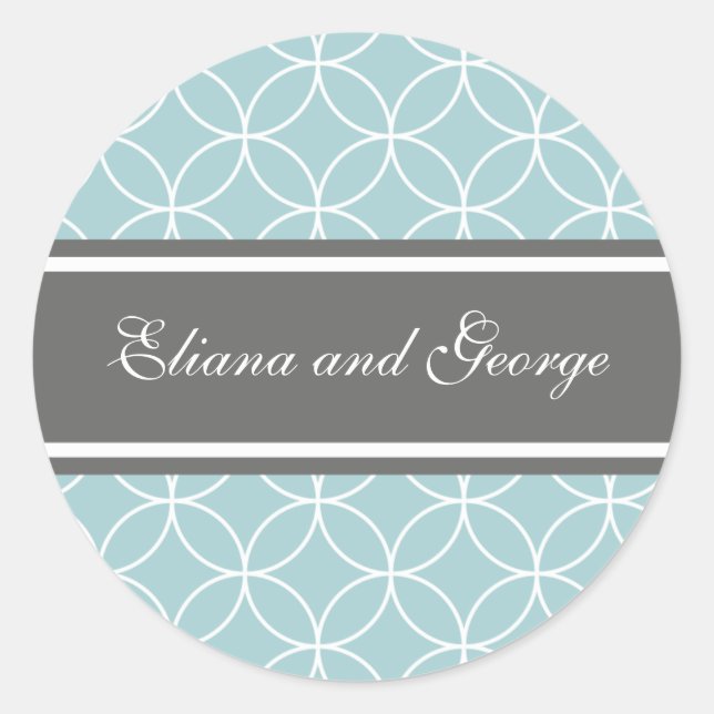 Chapa elegante e adesivos azuis (Frente)