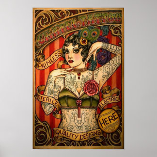 Chapel Tattoo Vintage Tattoo Comprar Poster