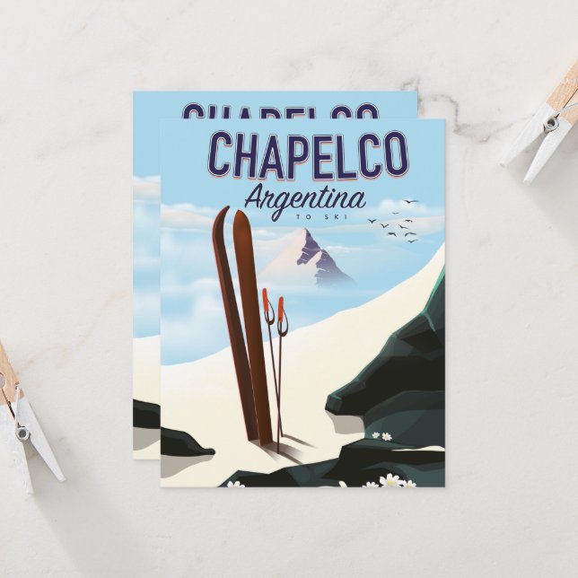 Chapelco Argentina para Esqui (Frente/Verso In Situ)