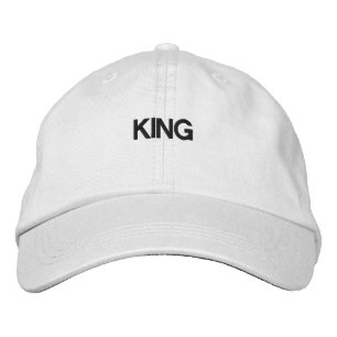 Chapéu bordado de Boné branco de beisebol bonito