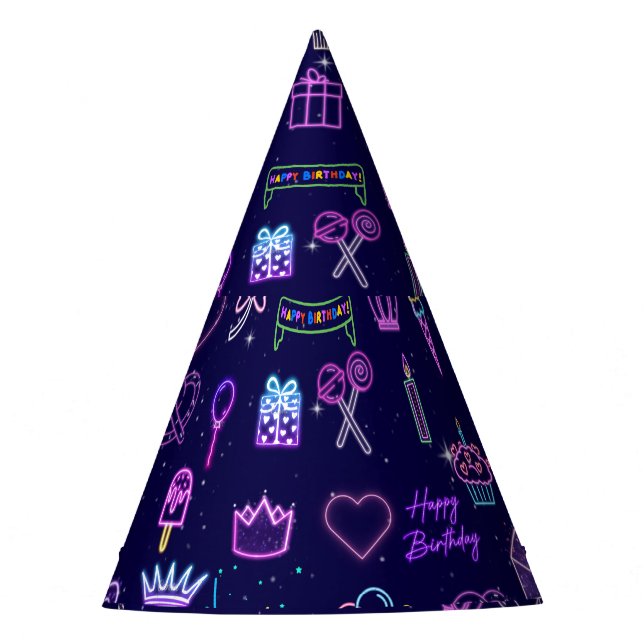 Chapéu de Aniversário de Princesa | Chapéus de Ani (Frente)
