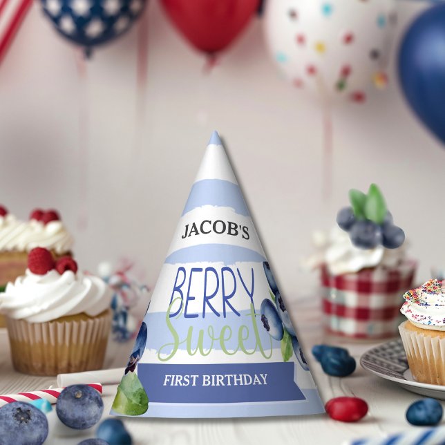 Chapéu de Aniversário do Sweet Berry Personalizado (Custom Berry Sweet Birthday Hat)