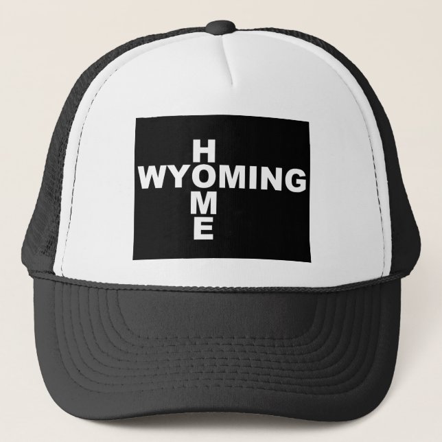 Chapéu de Boné Wyoming Casa Longe do Estado (Frente)