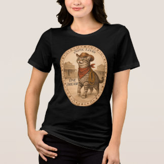 Chapéu de cowboy ocidental engraçado gato nove vid