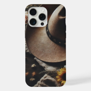 Chapéu de Cowboy Western com Flores