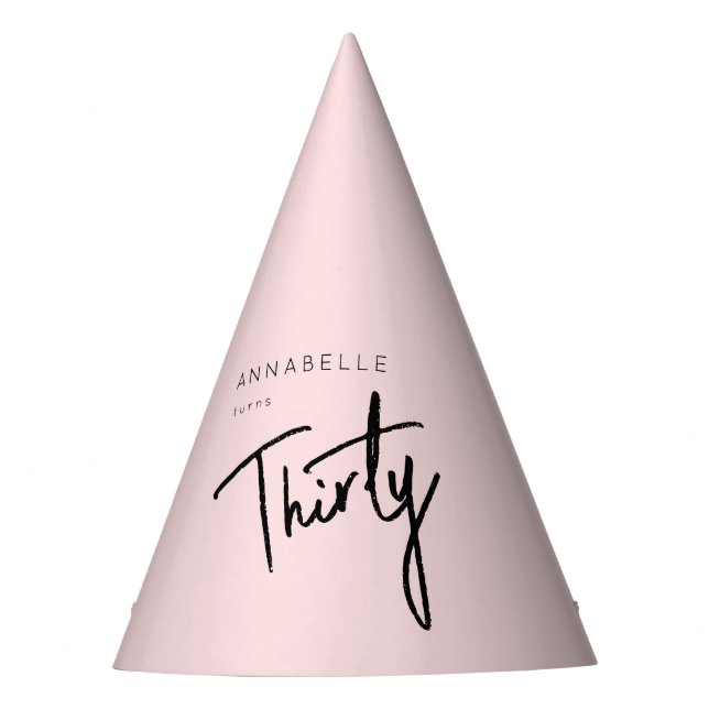 Chapéu De Festa 30 moderna 33.o aniversário (Frente)