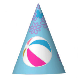 Chapéu De Festa 5 de Festa de piscina de Aniversário Rapariga de M