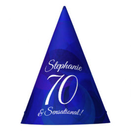 Chapéu De Festa 70 & Sensational Royal Blue Birthday