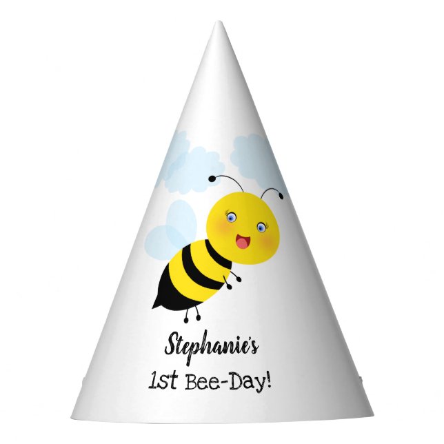 Chapéu De Festa Abelha no Jardim Tulip (Frente)