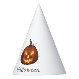 Chapéu De Festa Abóbora de Halloween Assustadora e Fogueira Jack-o