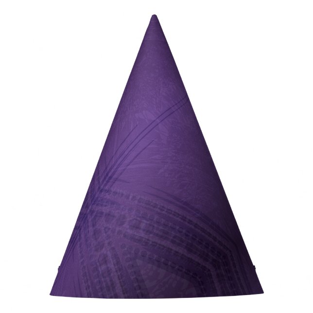 Chapéu De Festa Aceitação | Padrão de Boho Eclético Violet (Frente)